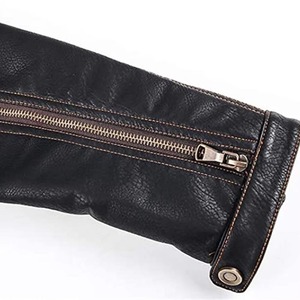Mens Solid Color Leather <b>Jacket</b> Winter Fashion Outerwear Durable Stylish Premium Comfort Warm Design New Arrival - Product Image 3