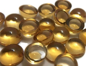 Natural Citrine Round Cabochon faceted Round Cut Yellow Loose Gemstones for Jewelry All Sizes Available Jewelry Making Pendants - Product Image 2