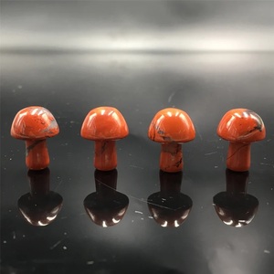Wholesale Chakralume Natural Gemstone Quartz <b>Crystal</b> Red Jasper Mini <b>Crystal</b> Agate Mushroom Decorative Healing Stone <b>Set</b> Chakra - Product Image 4