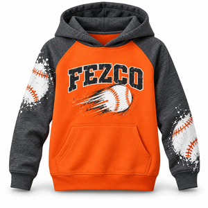 Conjunto de Sudadera con Capucha de Manga Corta Unisex, Personalizada con Estampado Sublimado, de Poliéster, para Béisbol, Baloncesto, Juvenil, Informal, Deportiva - Product Image 5