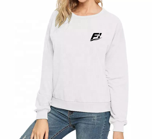 Sudadera con Capucha de Algodón Tejido para Mujer, Estilo Formal, Personalizada, con Logotipo Frontal, Color Sólido, Cuello Redondo - Product Image 3