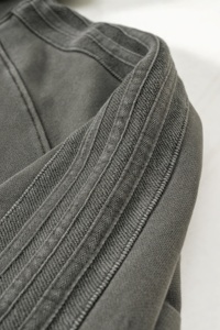Sweat-shirts à capuche pour hommes de haute qualité, délavés à l'acide, couleur personnalisée, pulls vierges en mélange de coton doux, style streetwear, en gros - Product Image 4