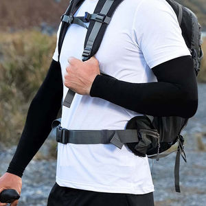 Manchon de bras athlétique écologique, léger, à séchage rapide, respirant, personnalisable, ajustement confortable, en polyester, service OEM pour le cyclisme - Product Image 4