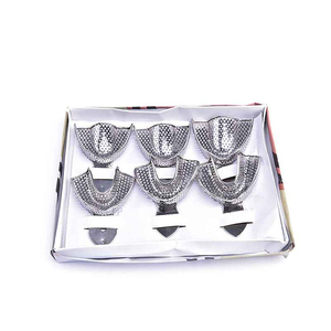 Bandeja de Impresión Perforada de Acero Inoxidable para Uso Médico, Compra a Granel, Venta Caliente, Bandeja de Impresión Dental, Instrumentos Quirúrgicos Personalizados - Product Image 1