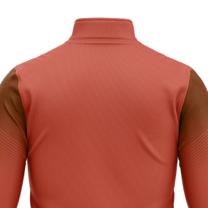 Sweat-shirt unisexe personnalisé OEM en coton uni à col montant et demi-zip, tissu 400g, anti-plis, respirant, pour homme - Product Image 5