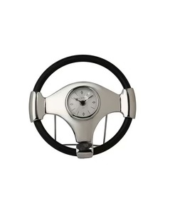 Square Brass <b>Desk</b> <b>Clock</b> Modern Design Mechanical Movement Needle Display Gold Finish Hourly Chiming Christmas - Product Image 2