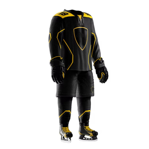 Premium Unisex Ice Hockey Uniform Polyester Quick Dry Breathable Knit Adult Performance Wear - Product Image 4