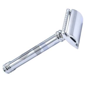 Maquinillas de afeitar de seguridad desechables de doble filo de calidad superior Acabado cromado premium Experiencia de afeitado suave para el cuerpo de la barbería - Product Image 1