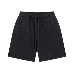 Boxy Fleece <b>Men</b> <b>Sweat</b> <b>Shorts</b> Screen Printing Heavy Fleece Elastic Waist Cotton <b>Shorts</b> Made to Order <b>Men</b> Clothing Manufacturer - Product Image 2