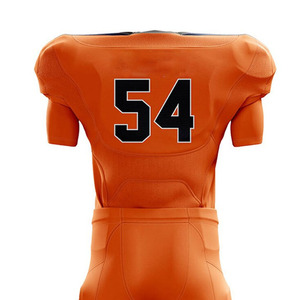 Conjunto de Camiseta y Pantalones de Fútbol Americano con Diseño Sublimado y Tela Absorbente de Humedad, Uniforme Profesional para Equipos, Fabricación OEM - Product Image 5