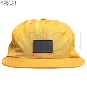 Casquettes 6 panneaux imperméables et légères jaune moutarde, personnalisables avec logo, nouvelle collection 2026, qualité supérieure, tendance, pour hommes et femmes - Product Image 2