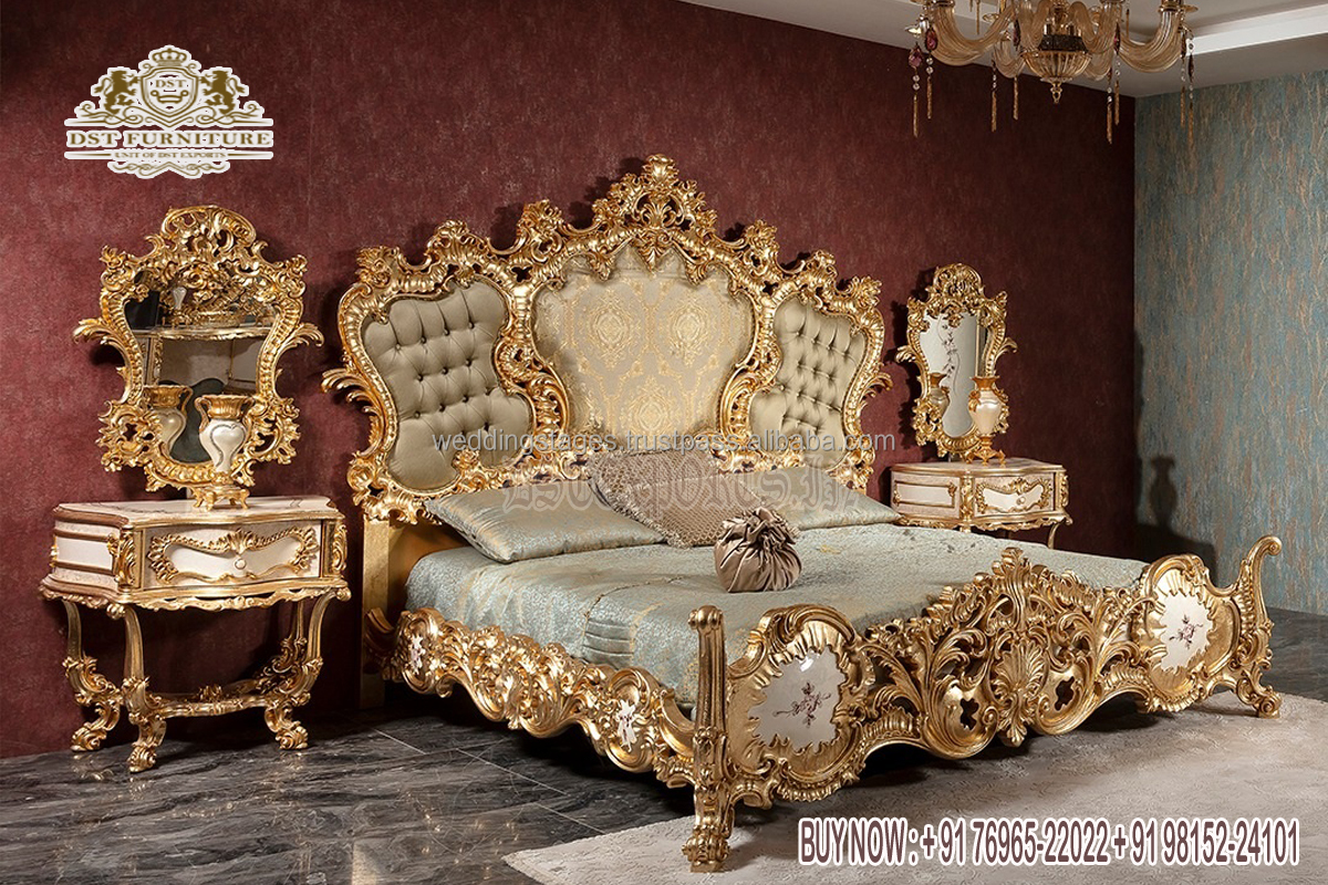 king Suleiman ほか アラビアン・ナイト 2枚セット Roman Empire Style Bedroom Furniture Set - Luxury & Comfort