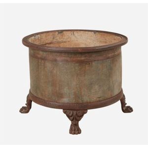 Durable Galvanized Metal Oval <b>Planter</b> Tub <b>Large</b> Zinc Steel Flower Pot Garden Bed Rust-Resistant Outdoor Indoor <b>Planter</b> Basin - Product Image 2