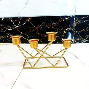 Portavelas Económico con Diseño Contemporáneo para una Iluminación Elegante del Habitado, Portavelas Decorativos para Mesa de Centro del Hogar - Product Image 2