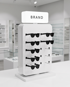 Diseño Clásico Personalizado para Ópticas con Exhibidores de Acrílico Independientes para Ropa - Product Image 4