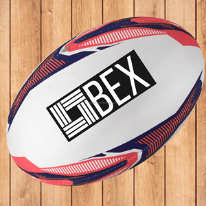 Ballon de rugby d'entraînement de haute qualité, taille 4/5, en caoutchouc antidérapant pour les écoles de rugby et les clubs - Product Image 1