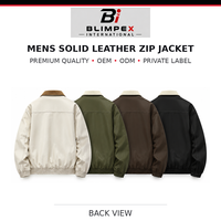 Veste de travail vintage américaine personnalisée de haute qualité Blimpex pour hommes, style décontracté, fermeture éclair, idéale pour la saison hivernale