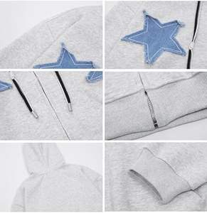 Sudaderas con capucha Y2K para hombre y mujer, chaquetas con cremallera de estilo estético, sudadera extragrande estilo grunge, moda punk - Product Image 5