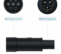 Adaptateur de charge EV portable Daoyu GB/T vers NACS 500A 1000V DC Charge rapide pour Tesla Roadster et modèles de véhicules électriques à énergie nouvelle