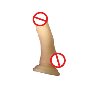 Hochwertiger Weicher Tragbarer Flüssig-Silikon-Dildo 17,5cm Doppelschichtig Super Großer Penis Frauen-Sexspielzeug Masturbator Großhandel - Product Image 4