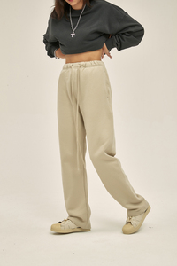 Men's Loose Trousers Custom Streetwear Stripe Sweatpants Embroidery Logo 100% Cotton <b>Baggy</b> <b>Jogger</b> Flare Sweatpants for Men - Product Image 6