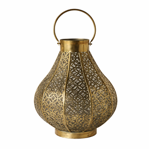 Classic Decorative Superior Quality <b>Gold</b> Finished Handmade Metal Candle <b>Lantern</b> For Indoor & Outdoor Metal <b>Lanterns</b> - Product Image 6