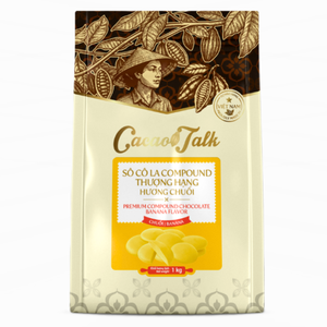 Ingredientes Esenciales para Repostería y Postres, Relleno y Cobertura HALAL, Compuesto de Chocolate con Sabor a Plátano, 1KG, OEM/ODM, Proveedor Global - Product Image 1