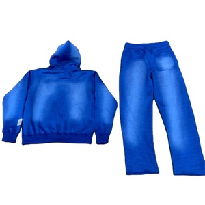 ชุดวอร์มผ้าฝ้ายมีฮู้ดสำหรับผู้ชายและผู้หญิงชุดวิ่งออกกำลังกายมีโลโก้ออกแบบได้ตามต้องการ - Product Image 5