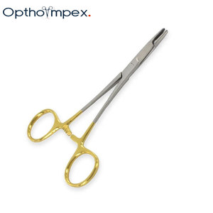 Porte-aiguilles manuels de précision en acier inoxydable, instruments chirurgicaux certifiés CE pour les procédures de suture en cliniques médicales - Product Image 2