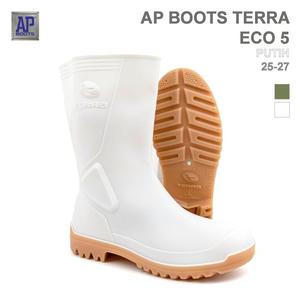 AP <b>Boots</b> TERRA ECO 5 Putih-Pria Heavy Duty <b>Waterproof</b> PVC Safety <b>Work</b> Rain <b>Boots</b> Karet Hitam Sol Lembut - Product Image 1