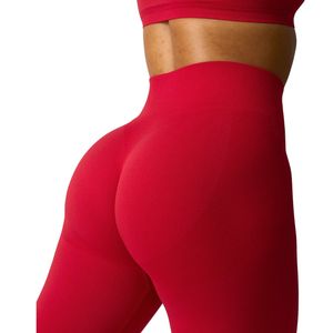 ขายส่งเลกกิ้งออกกำลังกายไร้ตะเข็บสำหรับผู้หญิง รับผลิตแบบ OEM ODM กางเกงโยคะเอวสูง ผ้าสแปนเด็กซ์ ชุดออกกำลังกาย ผู้ผลิต - Product Image 1