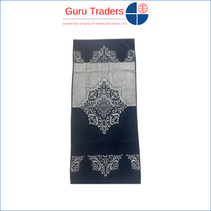 Toallas de playa Jacquard personalizables de polialgodón Súper suaves 300-499 GSM amigables con la piel y de moda para compradores genuinos a granel - Product Image 4