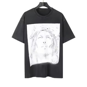 Camiseta Personalizada de Lujo Extra Grande, 100% Algodón, Impresión DTG, Cuello Redondo, Manga Corta, Estilo Hip Hop para Hombre 2026 - Product Image 5