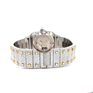 Reloj de Diamantes Moissanite de Alta Calidad para Hombre, Completamente Cubierto con Piedras VVS - Product Image 4