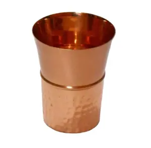 Standard Copper Drinking Glass Copper ware High Enamel Luxury Drinking Metal After Workout Hot selling Metal Mule Tumbler