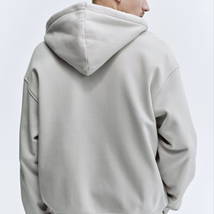 เสื้อฮู้ดดี้โอเวอร์ไซส์ขายส่ง ปักโลโก้ได้ ผ้าฝ้ายฟลีซ สตรีทแวร์ สำหรับผู้ชายและผู้หญิง - Product Image 1