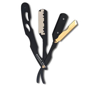 Navaja de Afeitar Profesional para Hombre, Navaja de Afeitar Recta para Barbería, Uso en Salón y en Casa, Logotipo Personalizado, Marca OEM - Product Image 1