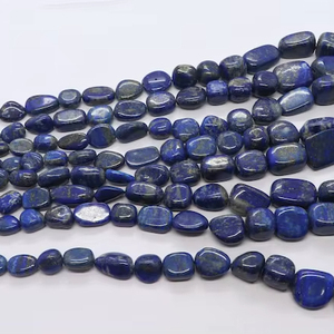 AAA Lapis Lazuli Plain Nuggets Shape <b>Beads</b> 8-18 Mm Smooth Tumbled <b>Blue</b> Lapis Lazuli <b>Beads</b> 16 Inch Natural Gemstone <b>Beads</b> Supplie - Product Image 1