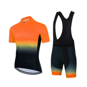 Conjunto de Jersey y Culotte de Ciclismo Transpirable Personalizado, Venta al Por Mayor OEM, Ligero, de Secado Rápido, Cómodo, Ropa Deportiva Unisex para Equipos - Product Image 5
