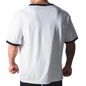 Nueva Llegada, Camiseta Extra Grande para Hombre, 100% Algodón, Ecológica, de Secado Rápido, Manga Corta, Informal, Camisetas RINGER - Product Image 2