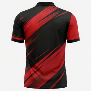 Polo en maille respirant et à séchage rapide pour homme, avec logo personnalisé, col rabattu, à prix abordable, par sublimation - Product Image 2