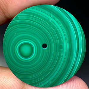 Esfera de Reloj de Malaquita Natural de Alta Calidad, Tamaño Personalizado, Esfera de Piedra Preciosa Verde para Fabricación de Relojes de Lujo - Product Image 1