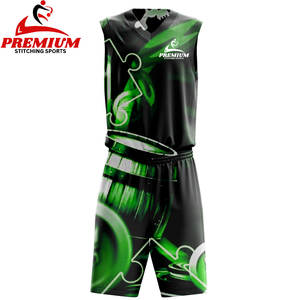 Maillot de basketball réversible pour adulte, imprimé par transfert thermique, ensemble uniforme de basketball en mesh, débardeur sans manches, séchage rapide, respirant - Product Image 5