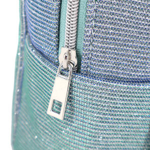 Luxury Glitter Cosmetic Pouch Travel Makeup Organizer Bag Waterproof Zipper <b>Toiletry</b> <b>Storage</b> Case Custom Logo Wholesale - Product Image 4