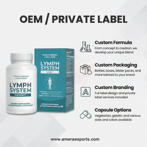 Custom Lymph System Detox Capsules Immune Support Herbal Supplement Private Label Manufacturing - Product Image 4