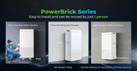 Batterie au lithium LiFePO4 Powerbrick Plus 16 kWh 314 A 51,2 V pour stockage d'énergie domestique, murale ou sur roulettes, en stock UE/US