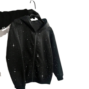 Hot Sale New Arrival <b>Rhinestone</b> <b>Hoodies</b> for Men Unique Style Breathable Cotton Blended Lightweight Men <b>Rhinestone</b> <b>Hoodies</b> - Product Image 1