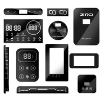 Panneau de commande en acrylique PMMA imprimé sur mesure, revêtement graphique pour appareils électroménagers