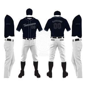 <b>Baseball</b> Uniform Comfortable Team Sports Wear Breathable Polyester Athletic Outfit New Arrival - Product Image 6