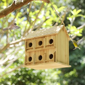 Nichoir pour oiseaux en teck artisanal de qualité supérieure - Vente en gros - Design de toit en cuivre - Product Image 2